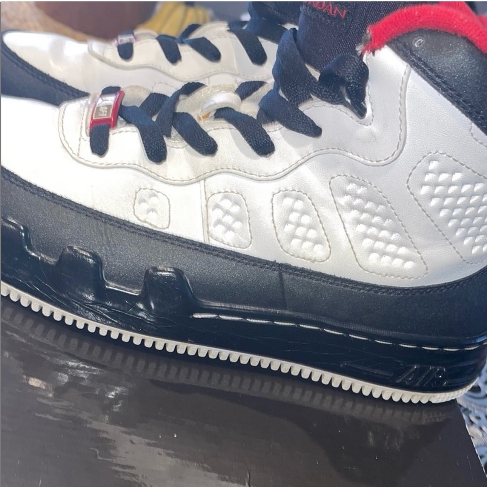 Air Jordan Black and White Sneakers